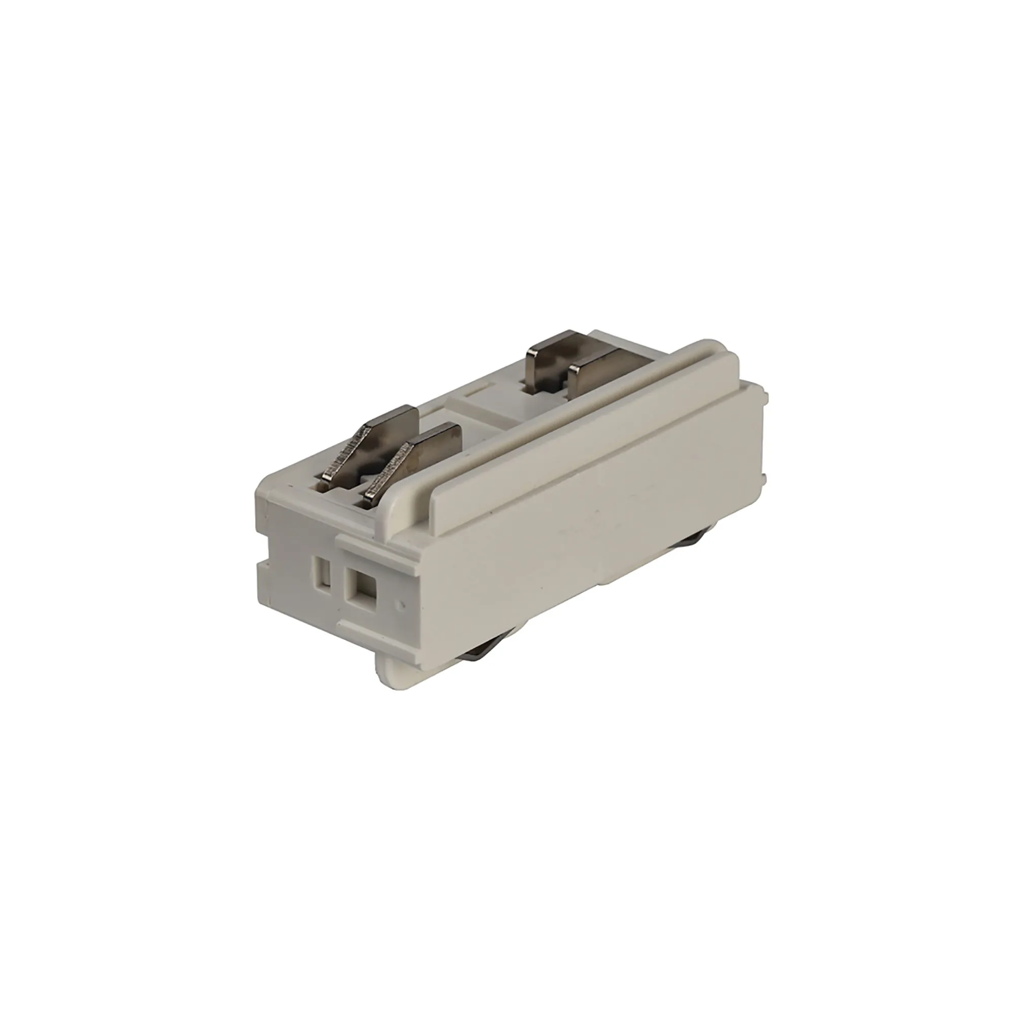 Electrical Straight Coupler 3 Circuit Surface Mounted Track 555 1 1206 6  Eutrac 3 Circuit Surface-RAL9016